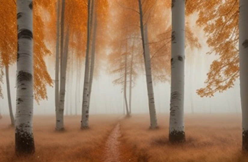 В тумане сонные низины...