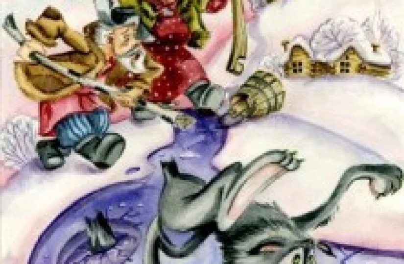 Дед-разиня, хитрая лиса и глупый волк Сказка в стихах Дед-разиня, хитрая лиса и глупый волк Сказка в стихах