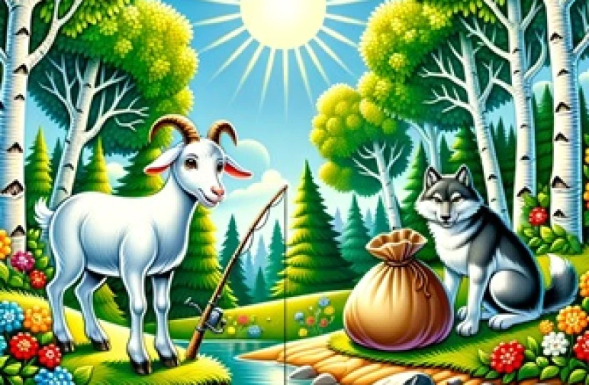 Коза и волк Сказка в стихах