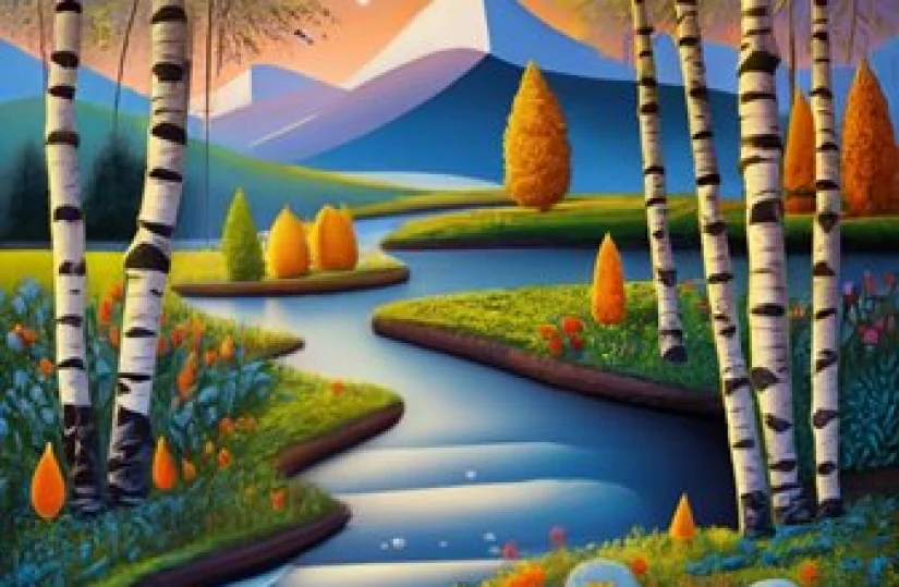 В деревенской забвенной глуши...