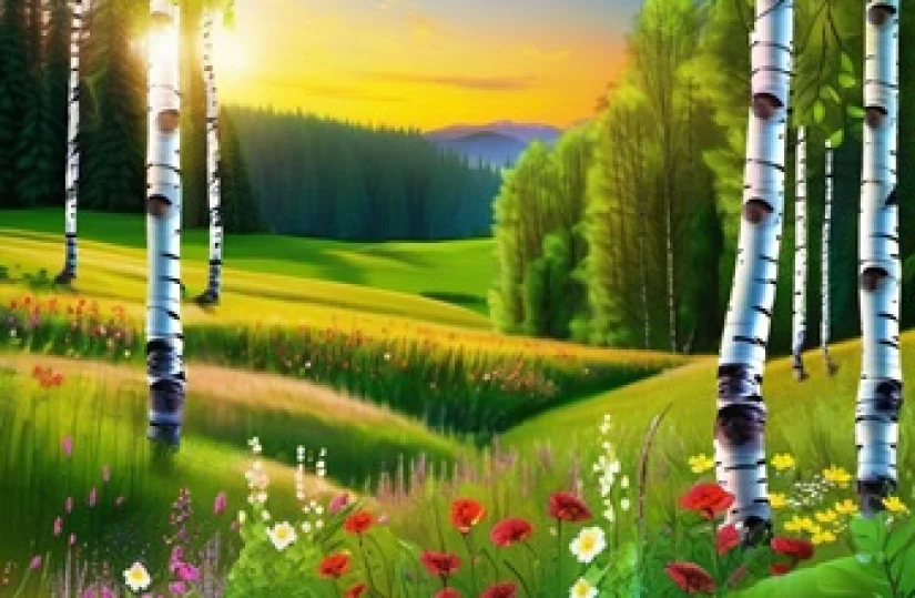 Манят песенные дали... Видеостихотворение