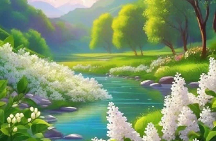 Плывёт черемуховый дым...