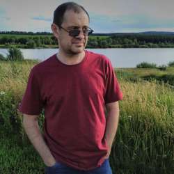 Владислав Штиль-Старик и собака